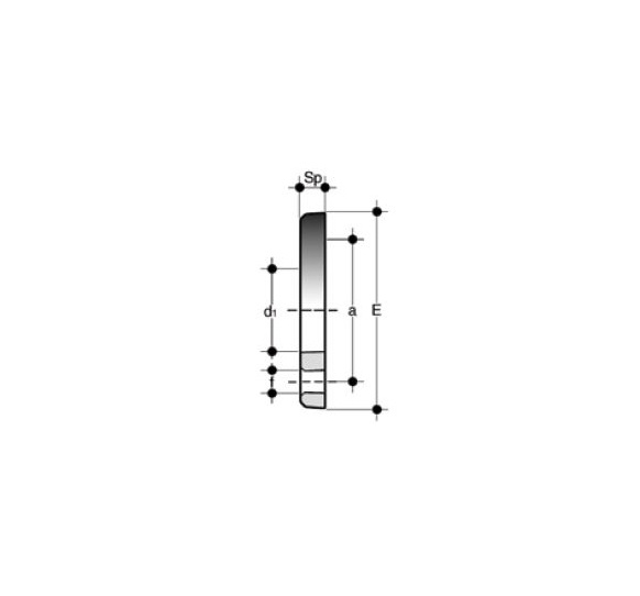 FLANGIA LIBERA ODV d.20 DN15 PN10 